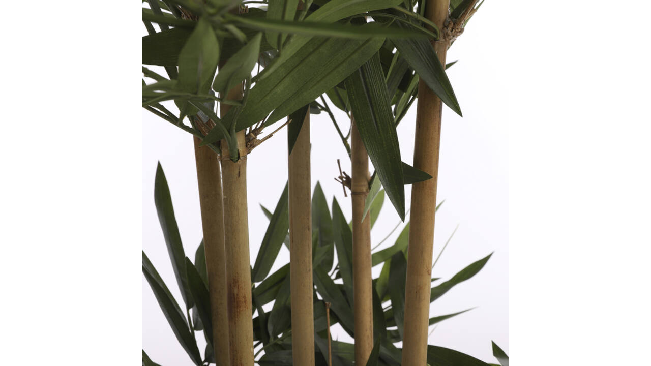 Kunstplant Mica Bamboe in plastic pot 150x75cm