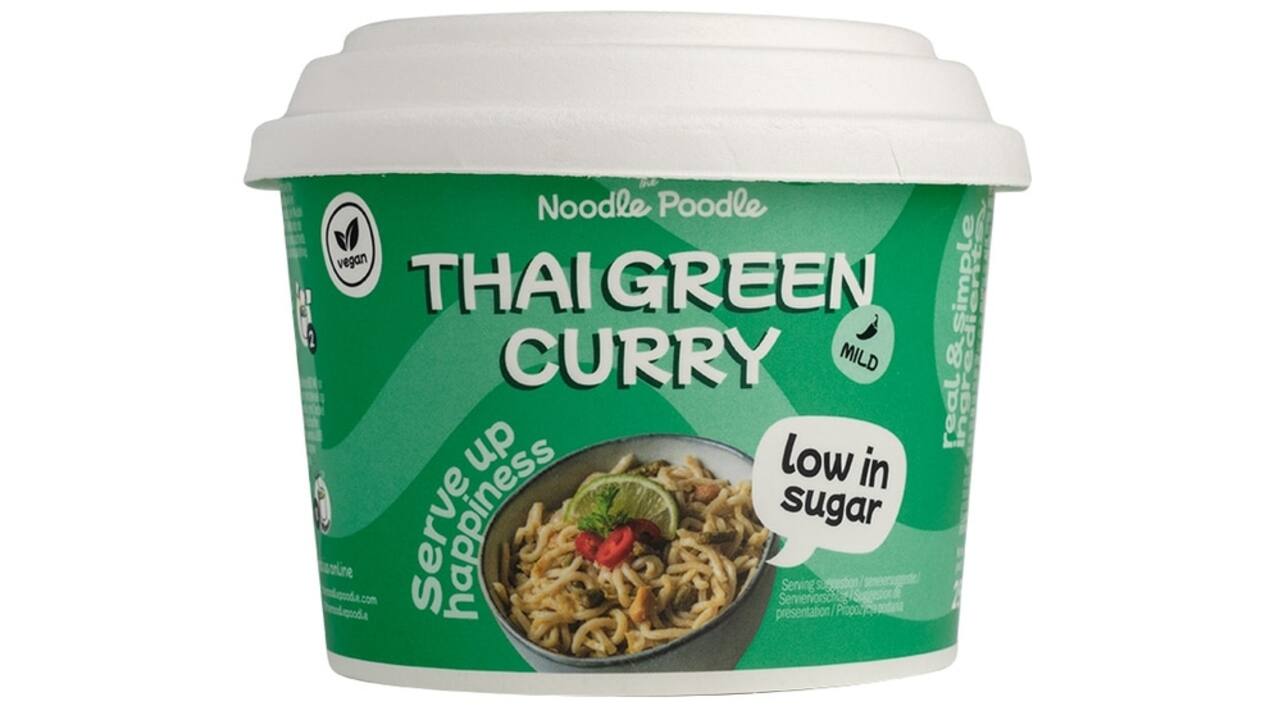 Noodles The Noodle Poodle Thai green curry bak 250 gram