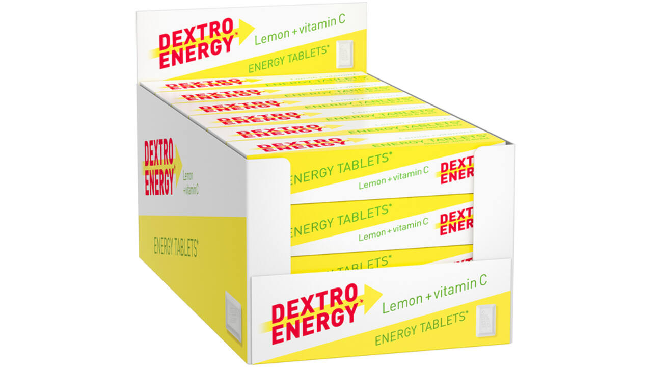 Energie tabletten Dextro Energy citroen pak 50 gram