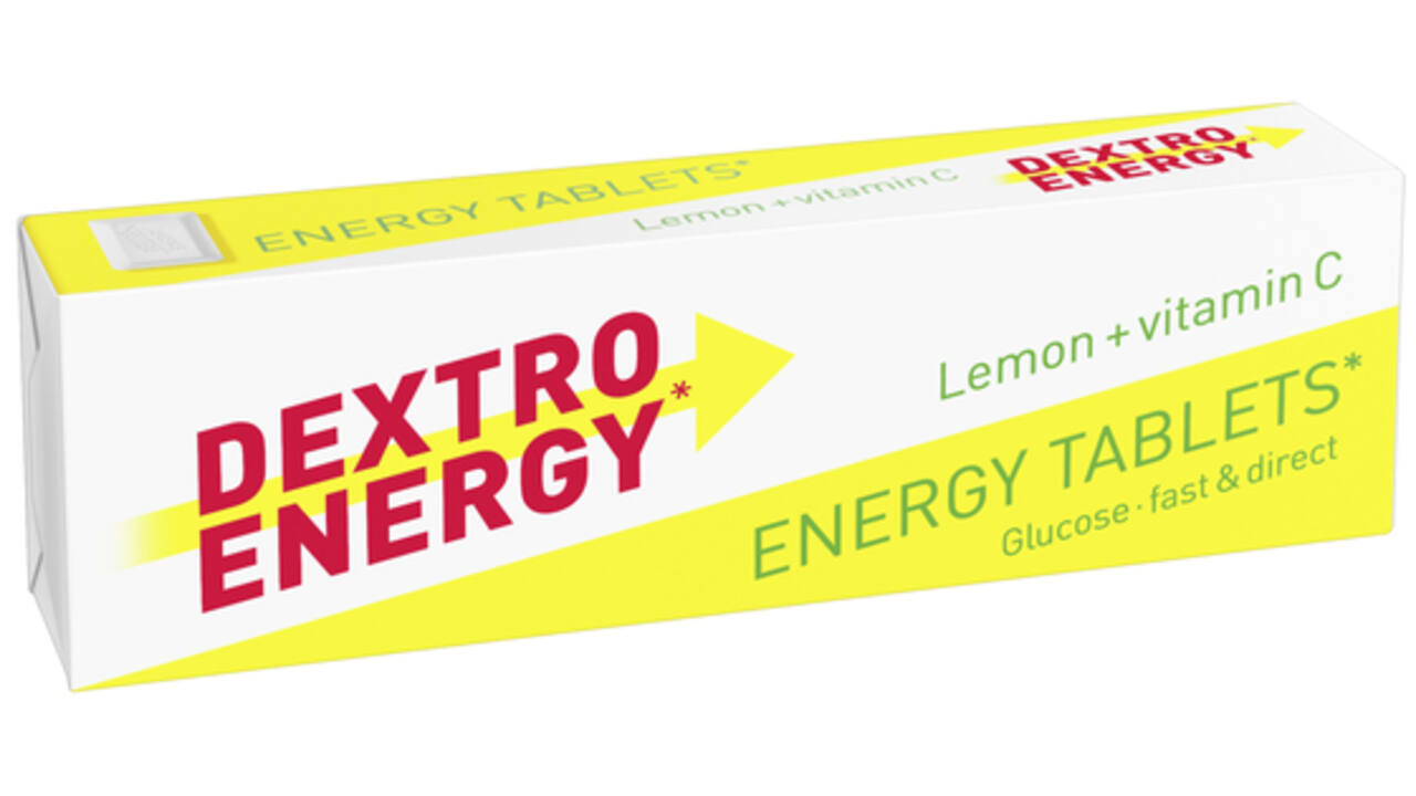 Energie tabletten Dextro Energy citroen pak 50 gram