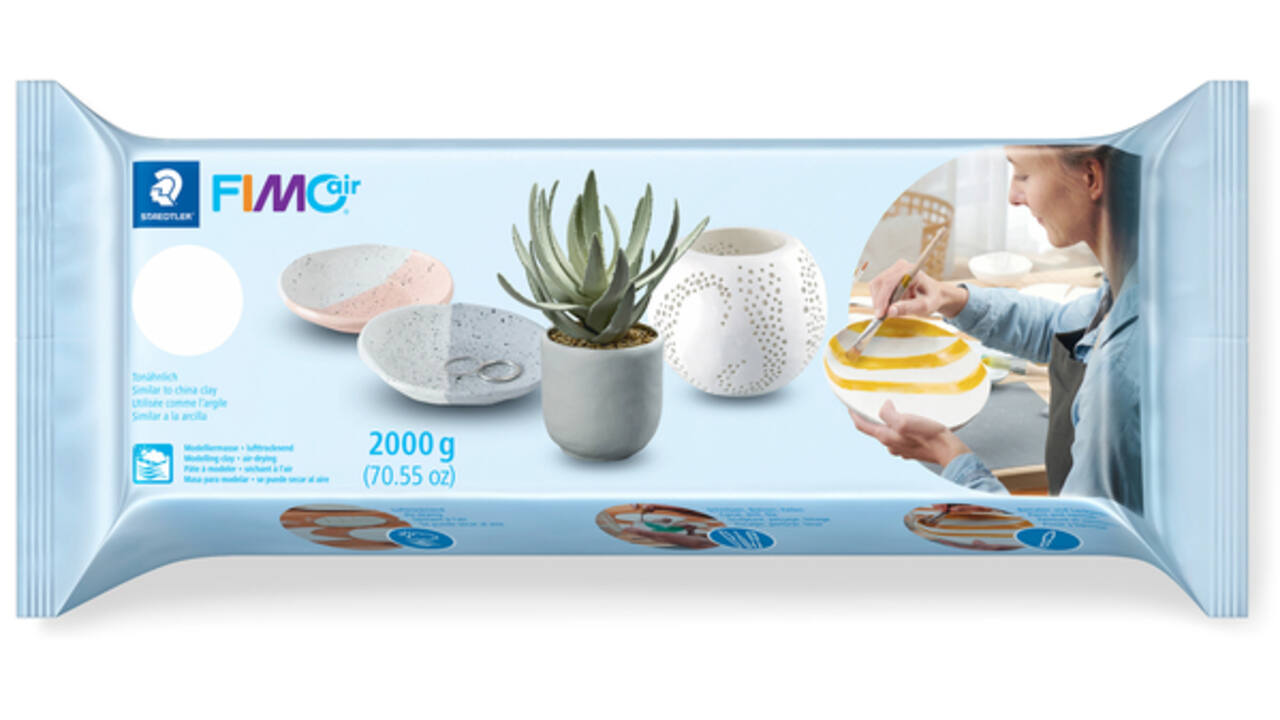 Boetseerklei Fimo Air 2000gram wit