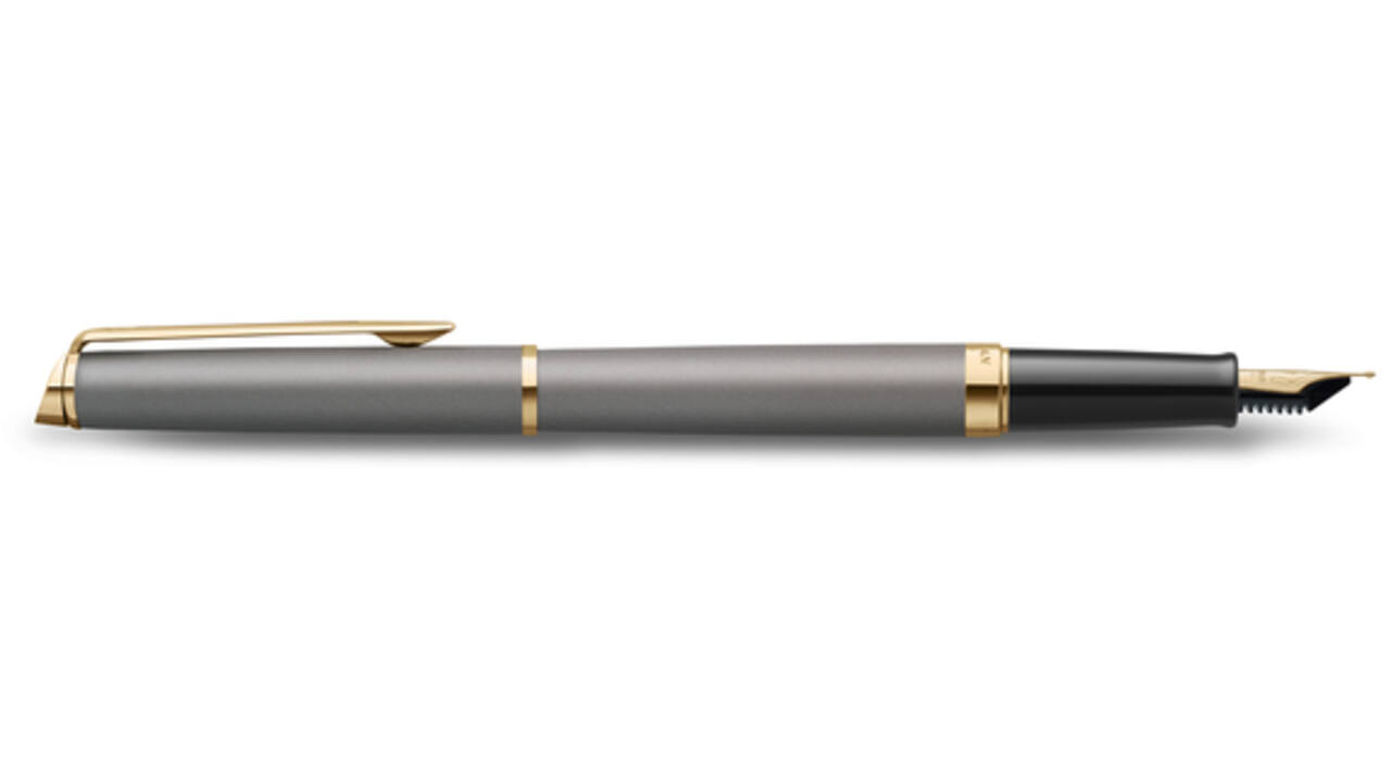 Vulpen Waterman Hémisphère Fashion Colors metallic grey GT fijn