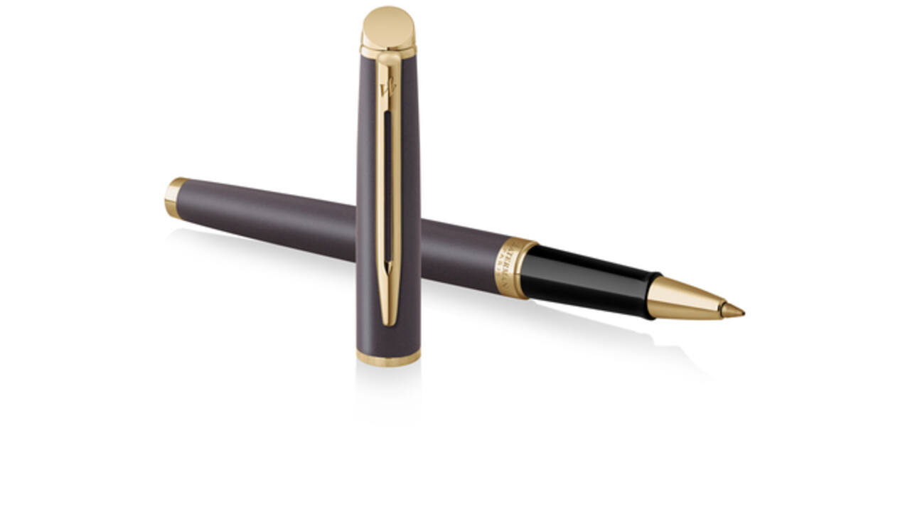 Rollerpen Waterman Hémisphère Fashion Colors metallic black GT fijn