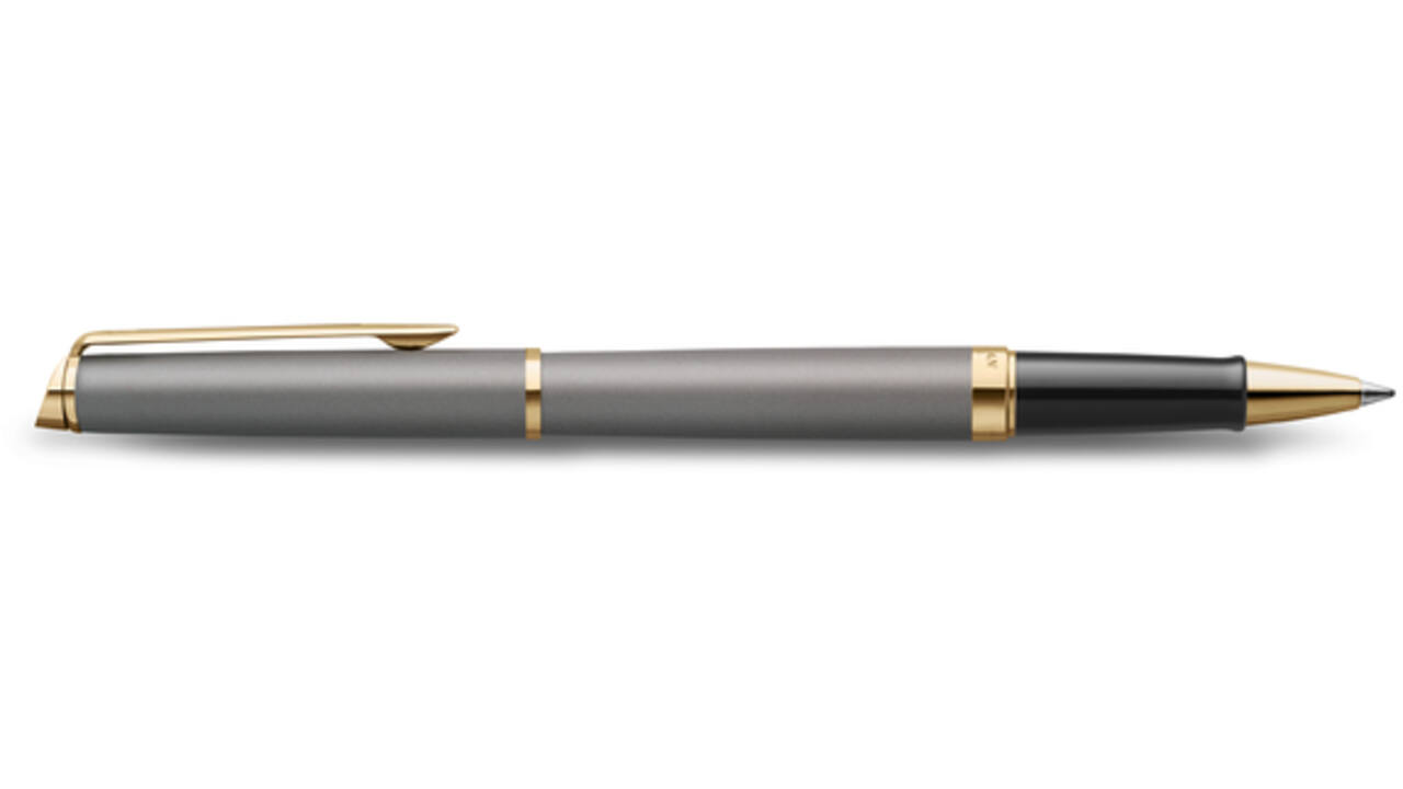 Rollerpen Waterman Hémisphère Fashion Colors metallic grey GT fijn