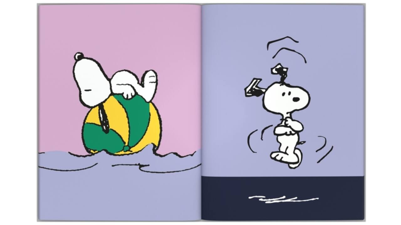 Schoolagenda 25-26 Lannoo Snoopy 1dag/1pagina met inserts lila