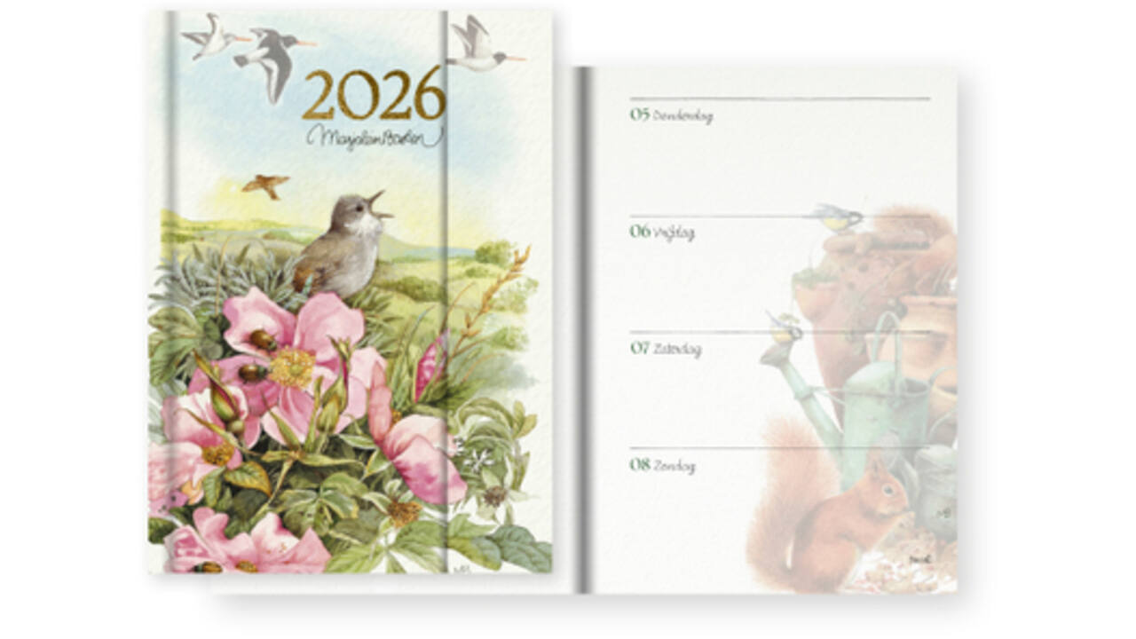 Agenda 2026 Marjolein Bastin 7dagen/2pagina's magneetsluiting