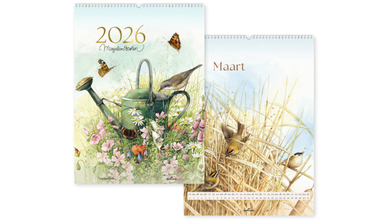 Maandkalender 2026 Marjolein Bastin XL 1maand/1pagina