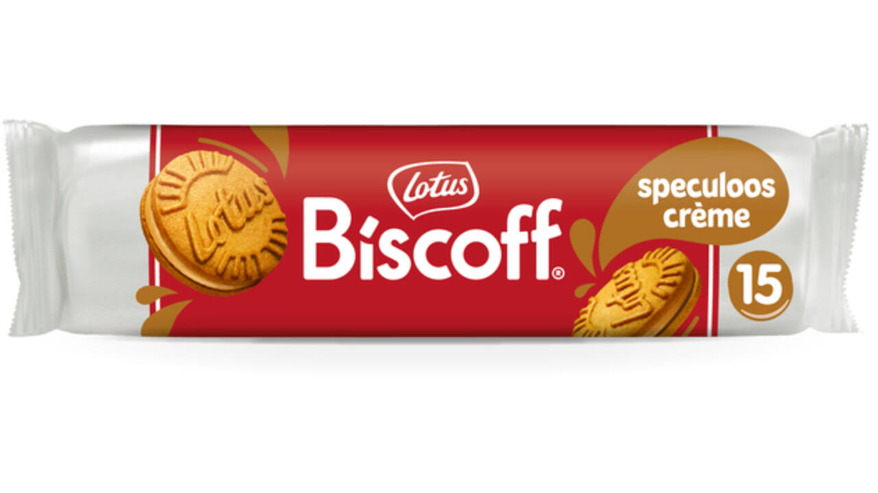 Koekjes Lotus Biscoff sandwich speculooscreme 15 stuks