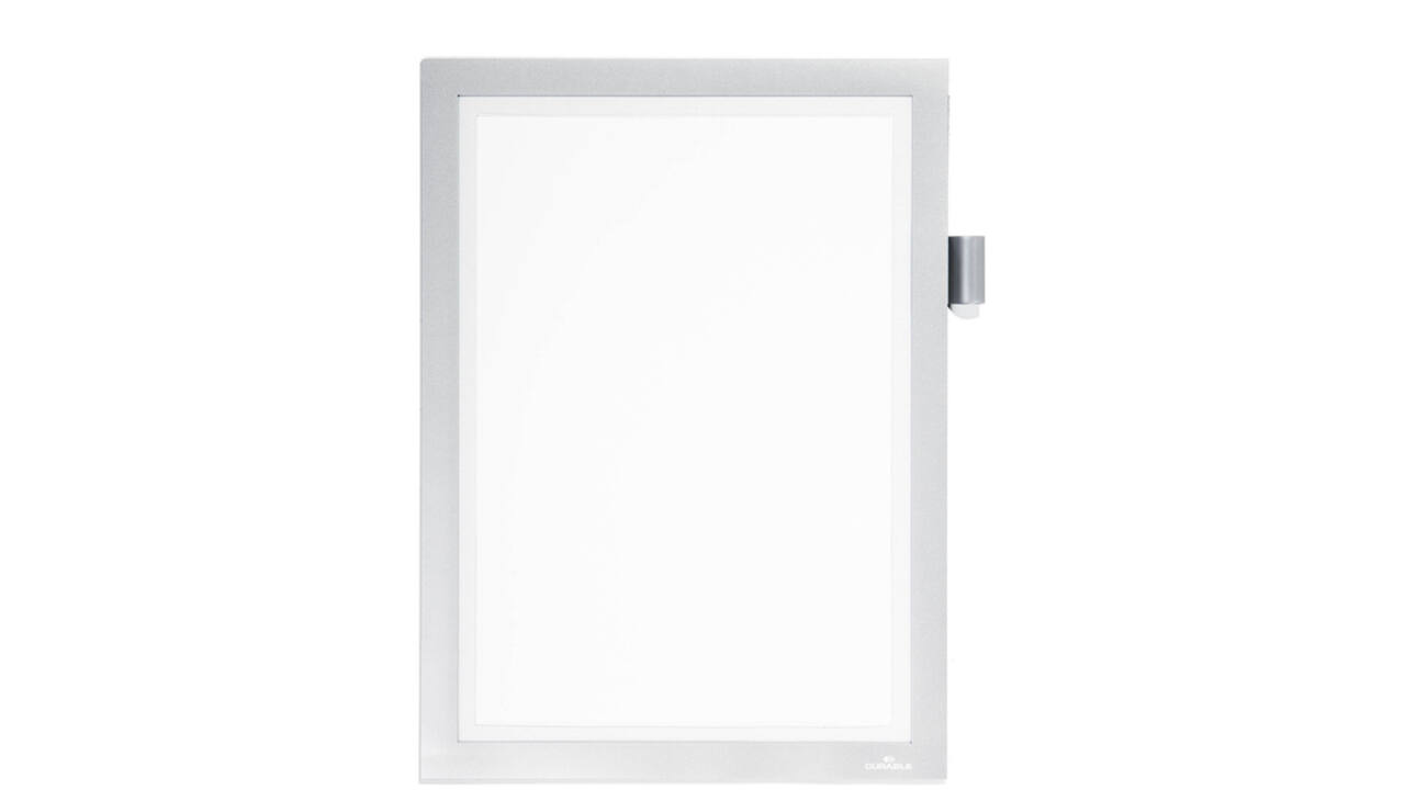 Duraframe Durable 498923 Note A4 magnetisch zilver