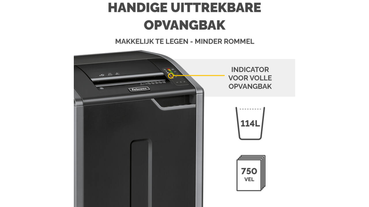 Papiervernietiger Fellowes Powershred 425I stroken 5,8mm