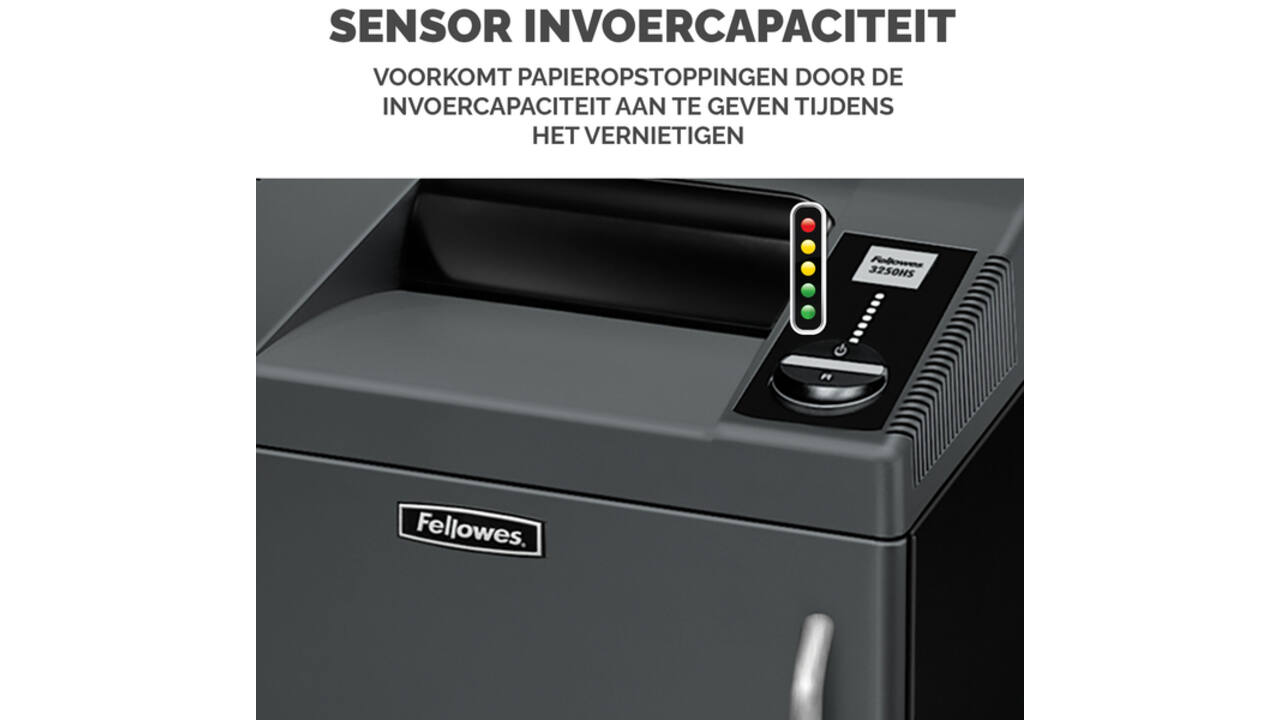 Papiervernietiger Fellowes Fortishred 3250HS snippers 0,8x5mm