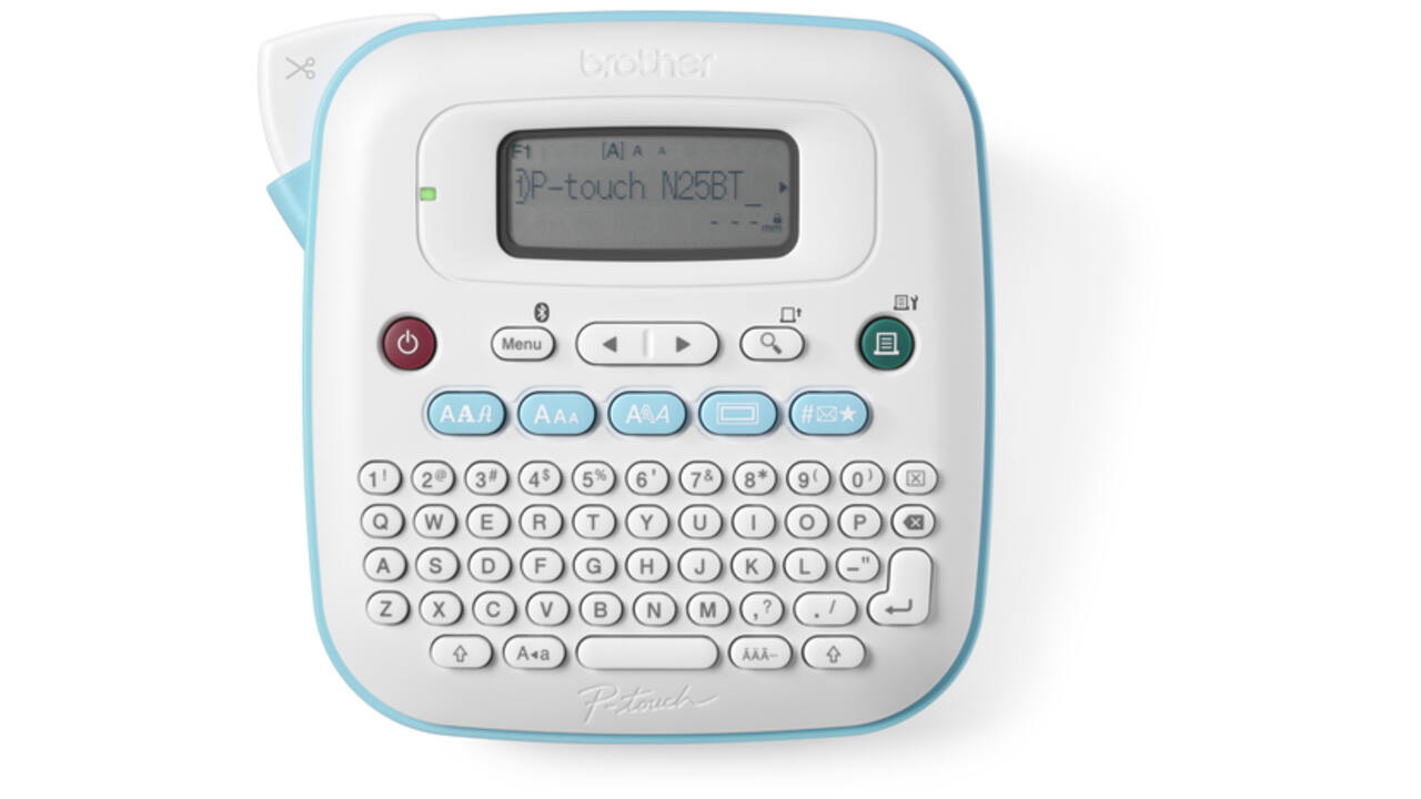 Labelprinter Brother P-touch Btag PT-N25BT desktop qwerty 12mm wit