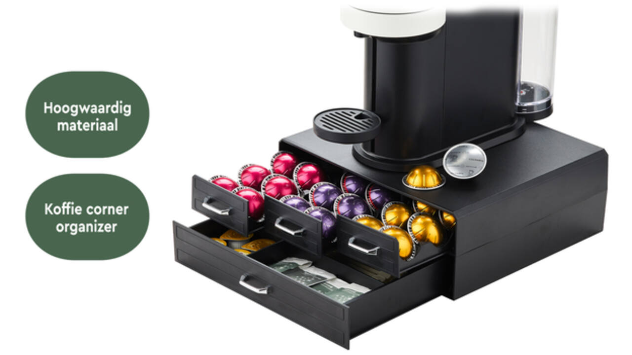 Koffiecapsulehouder BRASQ CD400 zwart