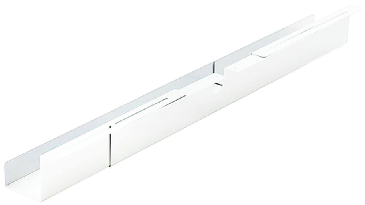 Kabelgoot BRASQ verstelbaar 75-150cm CT100 wit