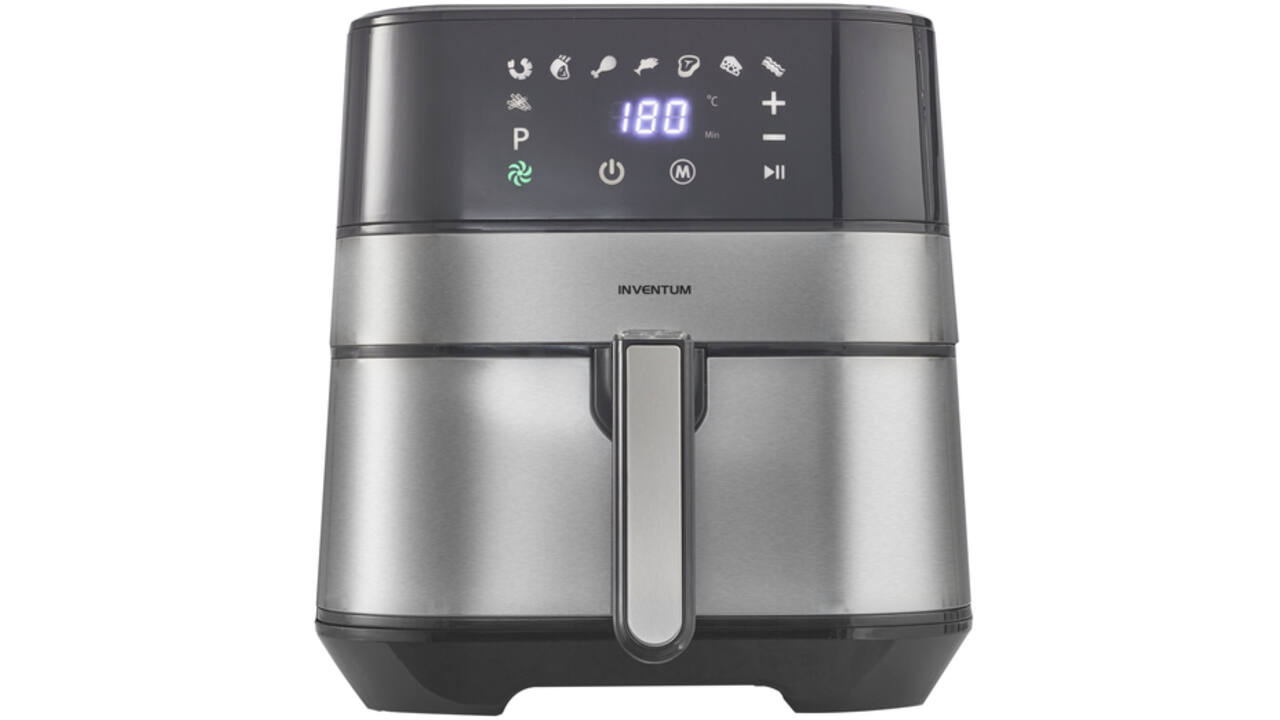 Airfryer Inventum 5 liter zwart/RVS