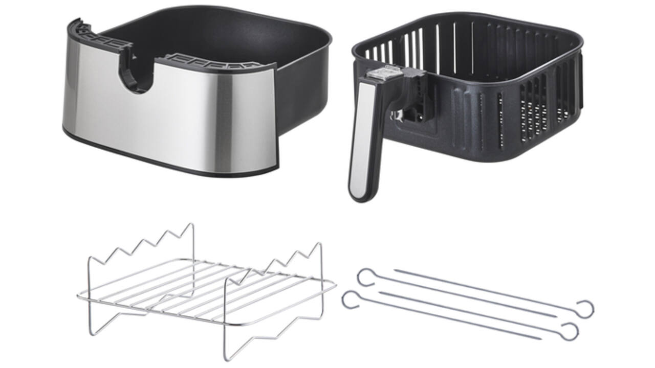 Airfryer Inventum 5 liter zwart/RVS