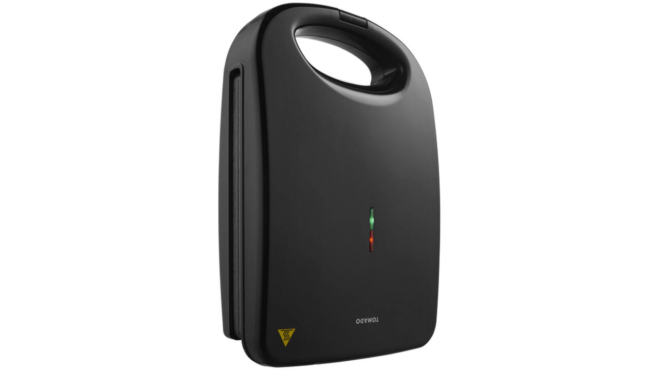 Tosti apparaat Tomado XXL 1200 Watt zwart