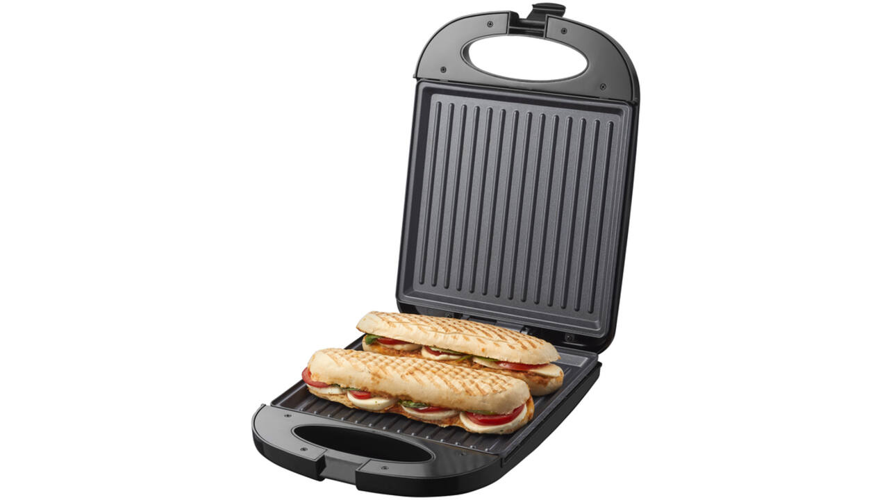 Tosti apparaat Tomado XXL 1200 Watt zwart