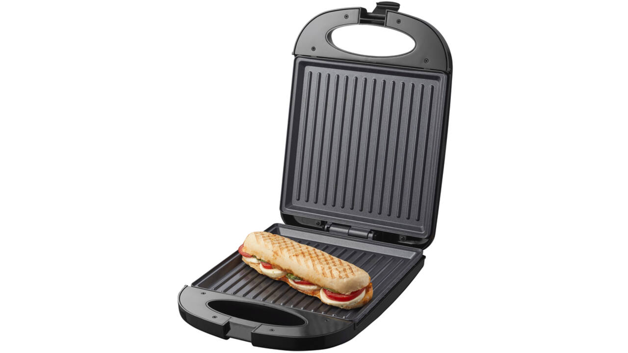 Tosti apparaat Tomado XXL 1200 Watt zwart