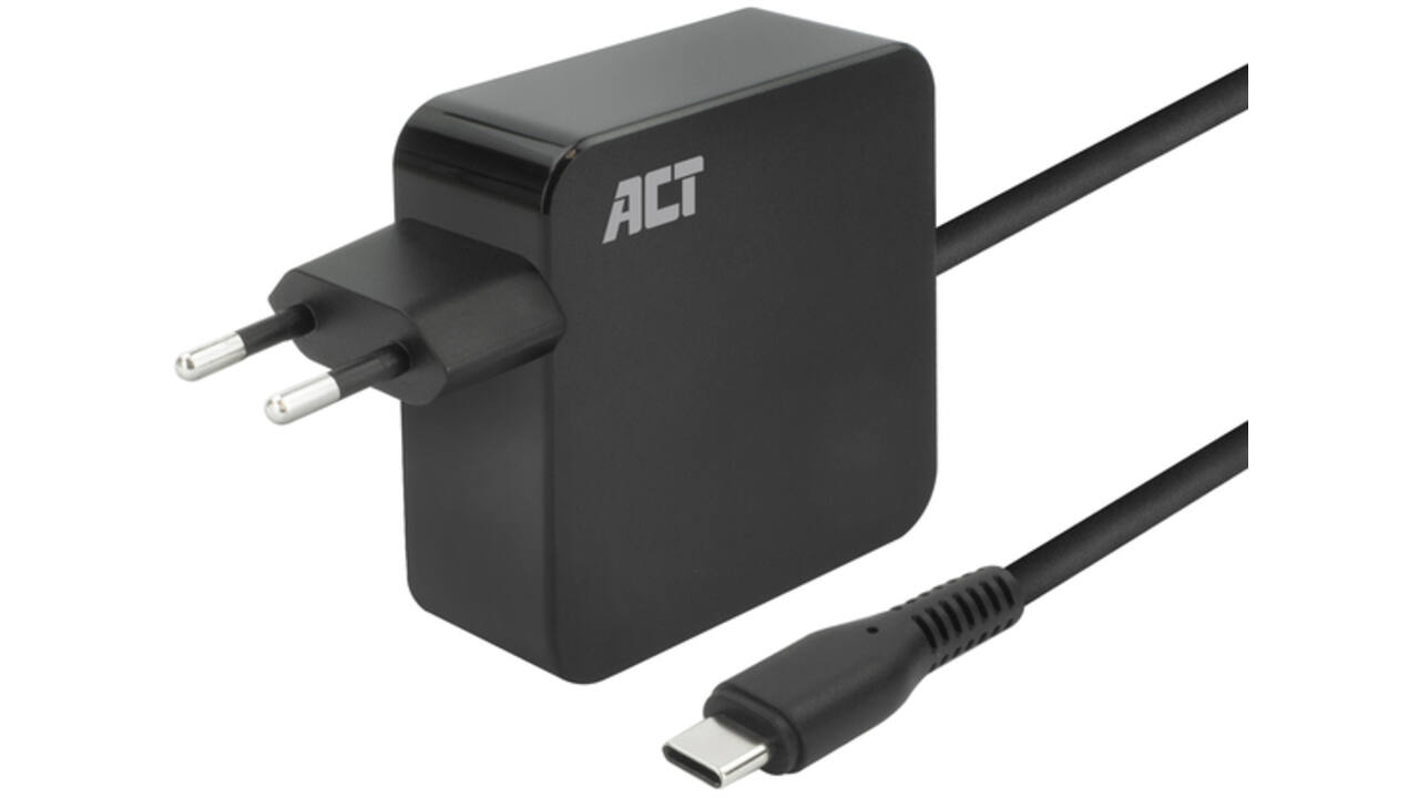 Laptop Oplader ACT USB-C Power Delivery 65W 2mtr