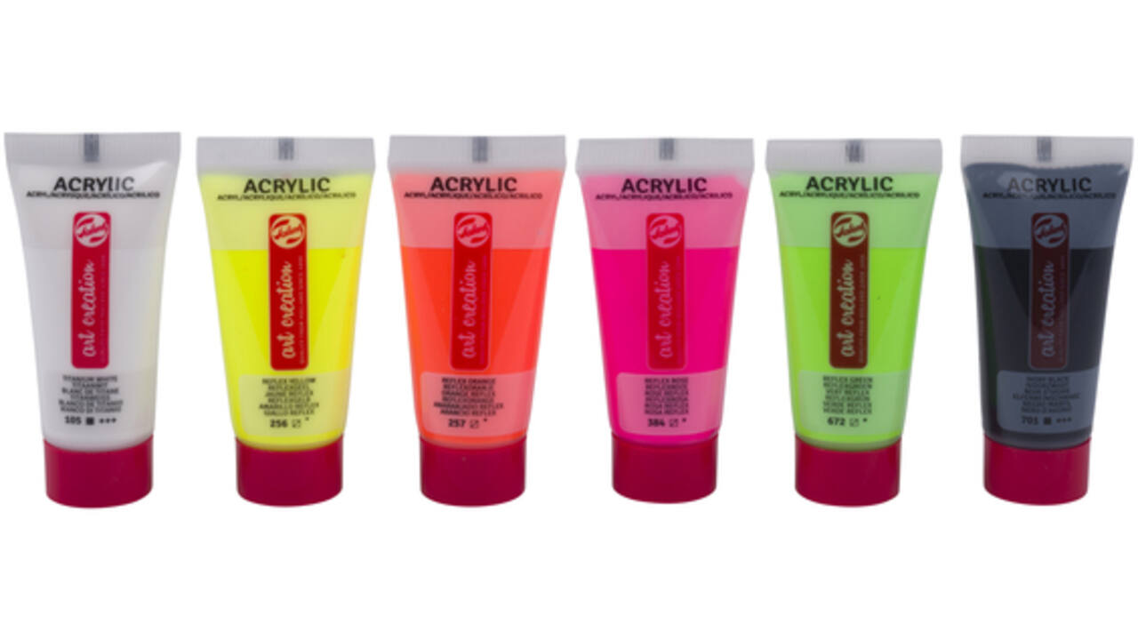 Acrylverf Talens Art Creation set à 6 reflexkleuren