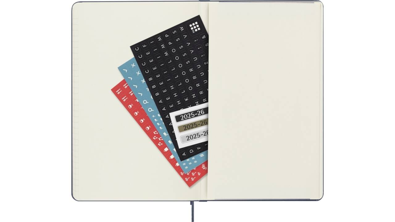 Agenda 2025/2026 Moleskine 18M Planner Weekly 7dagen/1pagina large hc sapphire blue