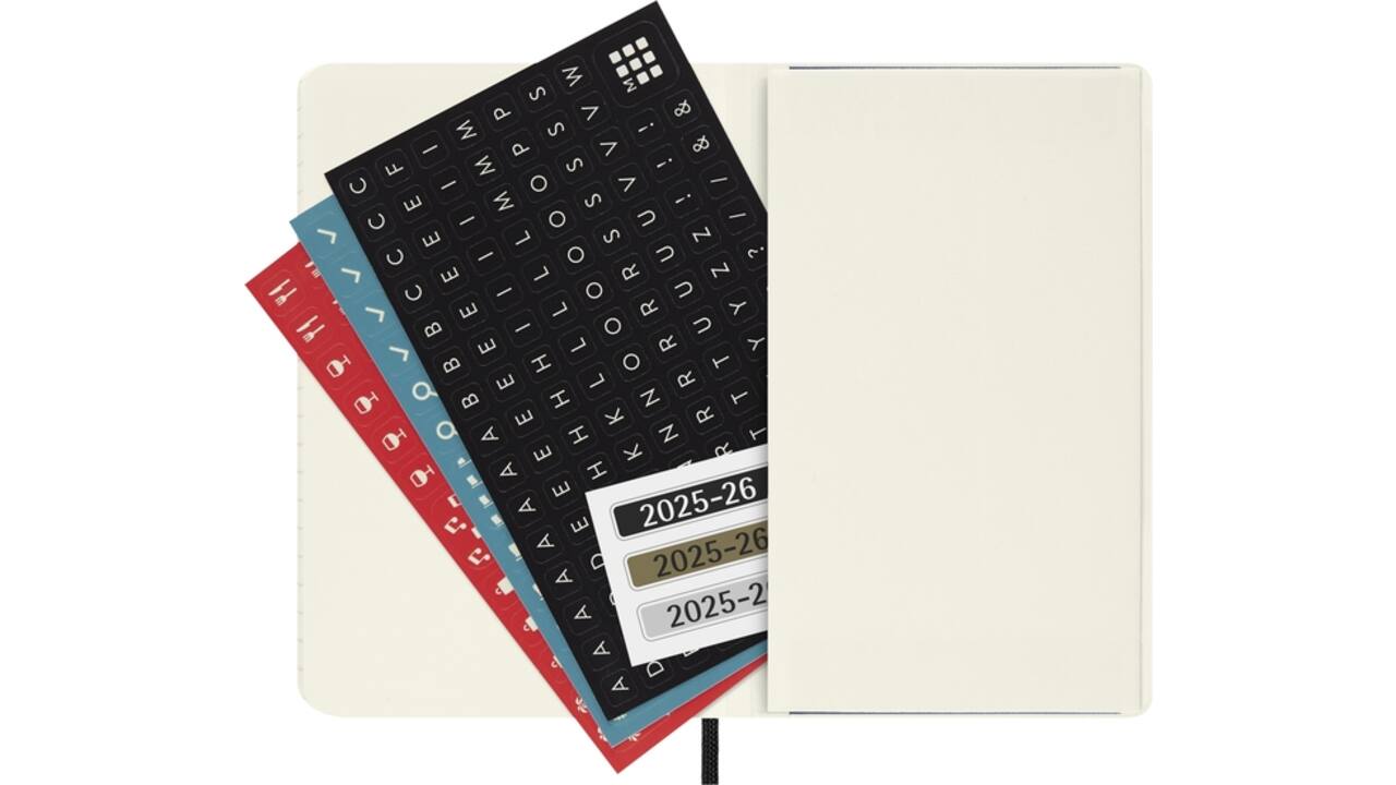 Agenda 2025/2026 Moleskine 18M Planner Weekly 7dagen/1pagina pocket sc black
