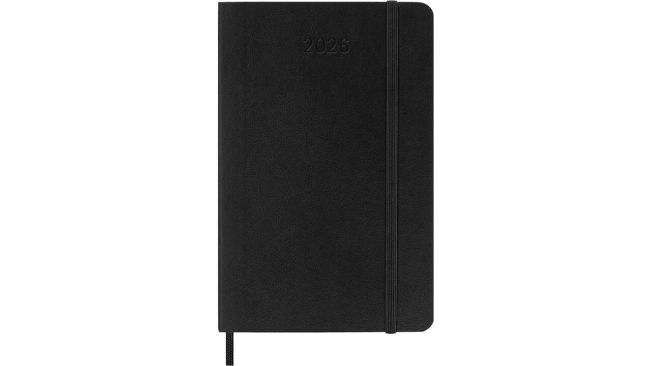 Agenda 2026 Moleskine 12M Planner Weekly 7dagen/1pagina pocket sc black