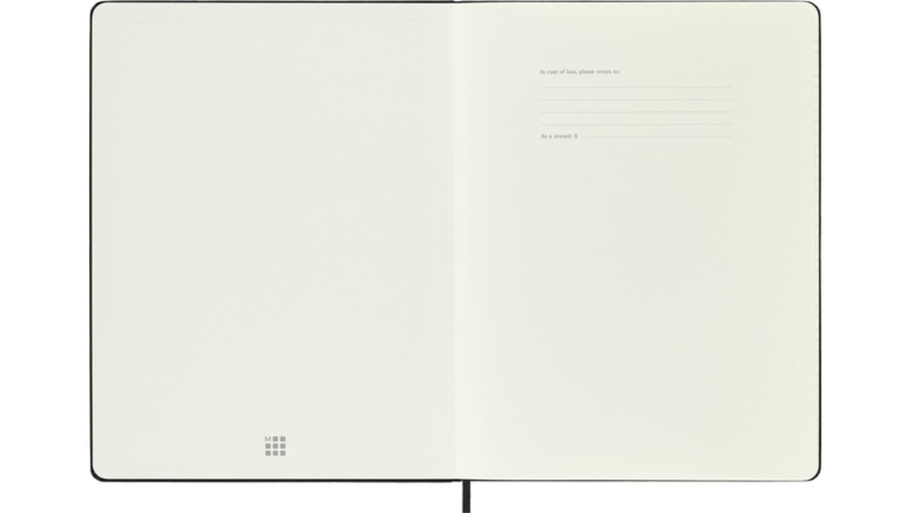 Agenda 2025/2026 Moleskine 18M Planner Weekly 7dagen/1pagina XL hc black
