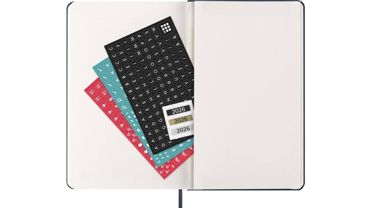 Agenda 2026 Moleskine 12M Planner Weekly 7dagen/1pagina large hc sapphire blue