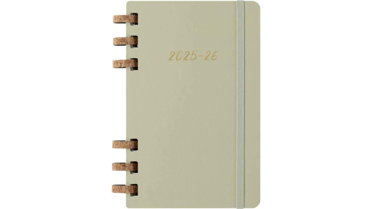 Agenda 2025/2026 Moleskine 12M Academic Weekly 7d/1p Myrtle large kiwi