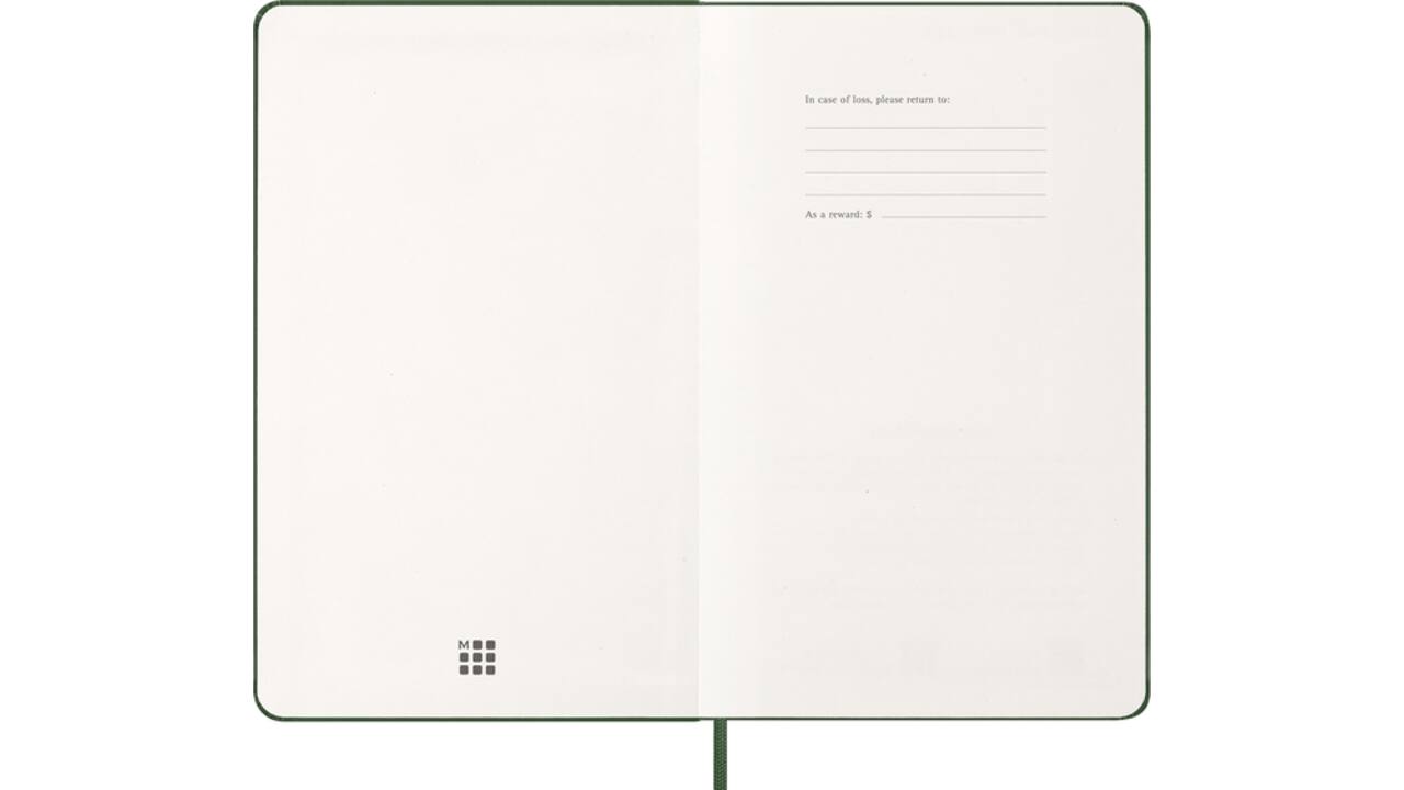 Agenda 2026 Moleskine 12M Planner Weekly 7dagen/1pagina large hc myrtle green