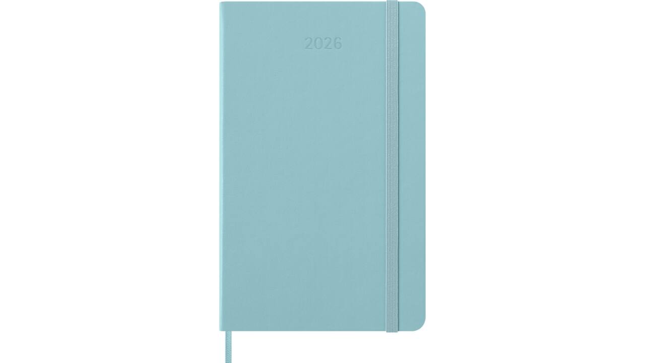 Agenda 2026 Moleskine 12M Planner Weekly 7dagen/1pagina large hc aquamarine