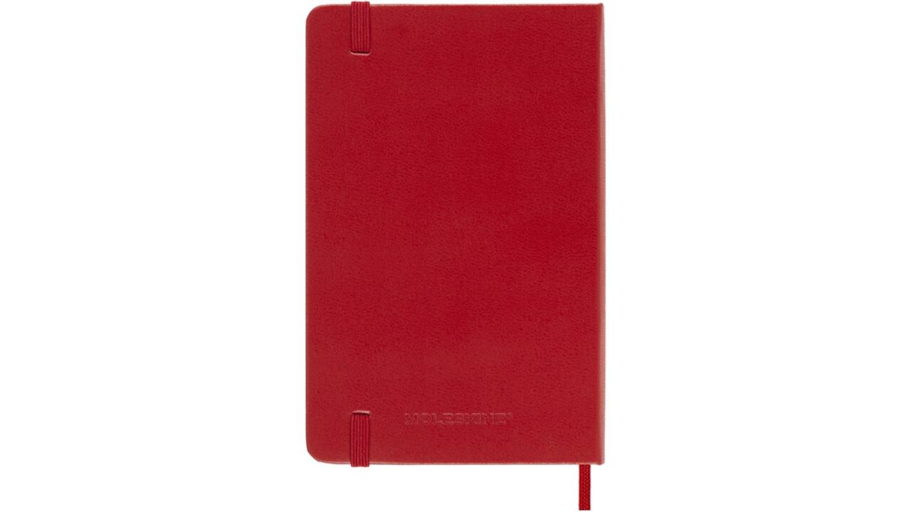 Agenda 2026 Moleskine 12M Planner Weekly 7dagen/1pagina pocket hc scarlet red