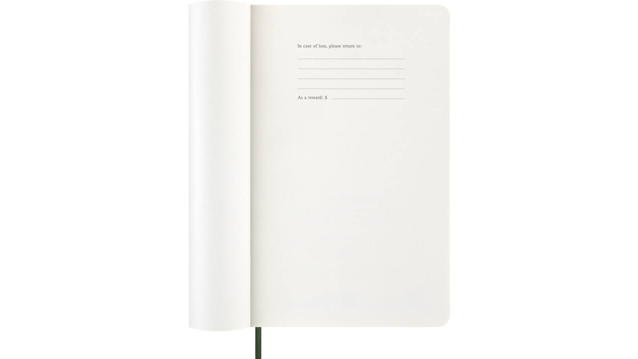 Agenda 2026 Moleskine 12M Planner Weekly 7dagen/1pagina large sc myrtle green