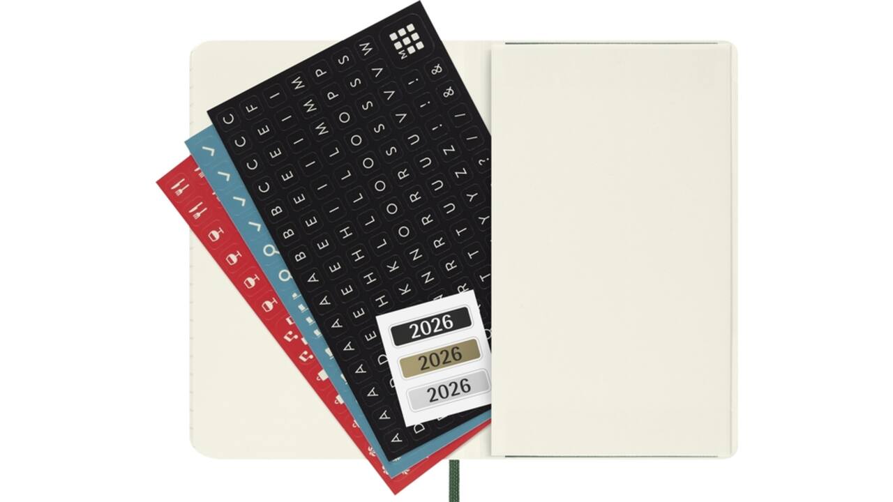 Agenda 2026 Moleskine 12M Planner Weekly 7dagen/1pagina pocket sc myrtle green