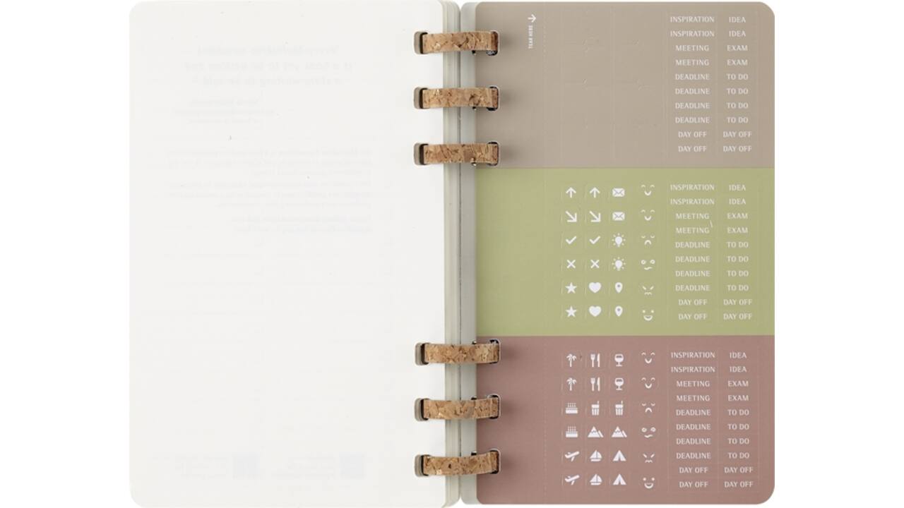 Agenda 2025/2026 Moleskine 12M Academic Weekly 7dagen/1pagina Myrtle large sc black