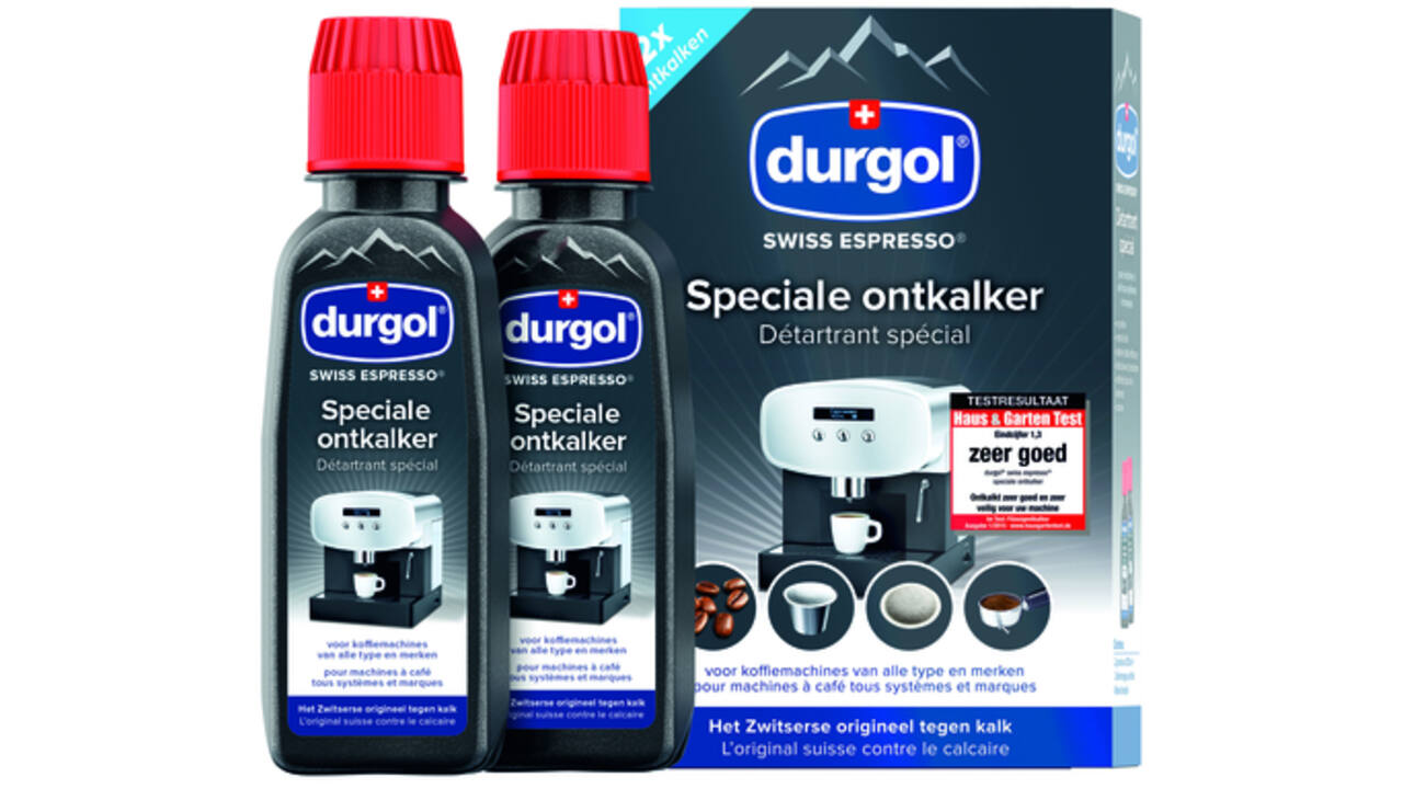 Ontkalker Durgol swiss espresso 2x125 ml