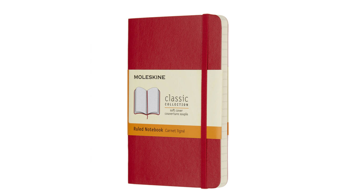 notitieboek A6 Moleskine SC rood
