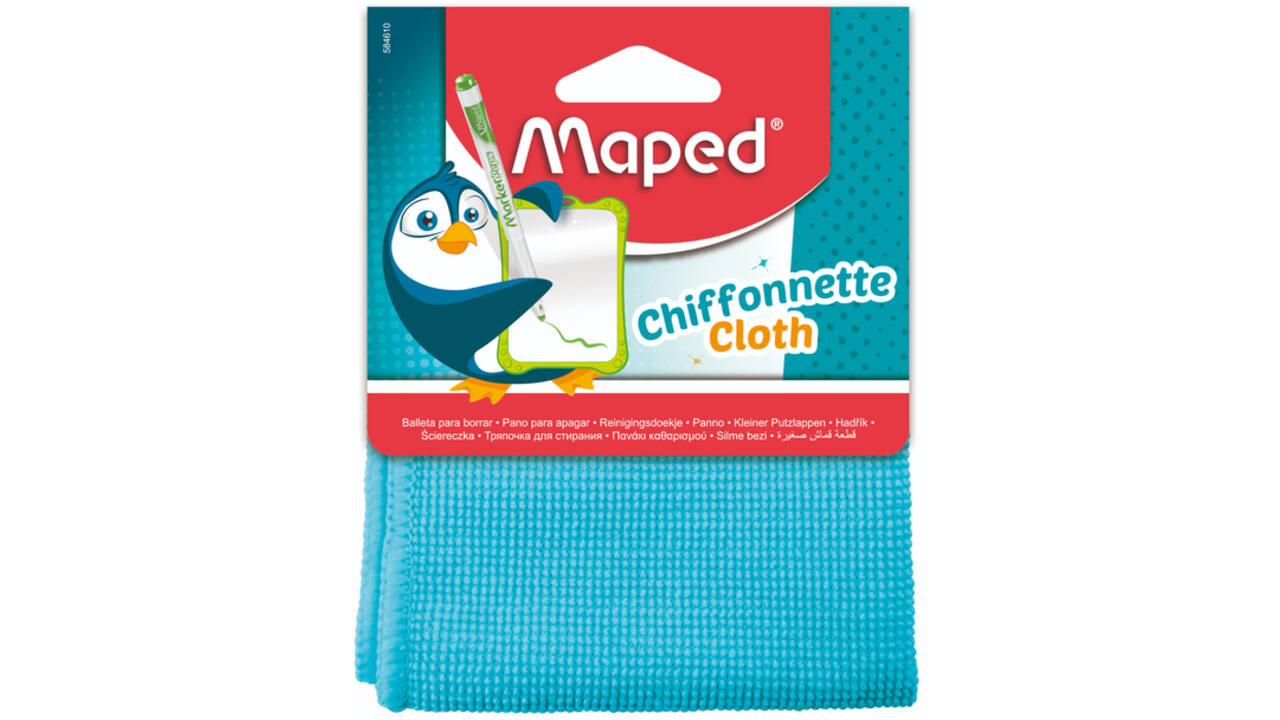 Wisdoek Maped microvezel 20x20cm blauw