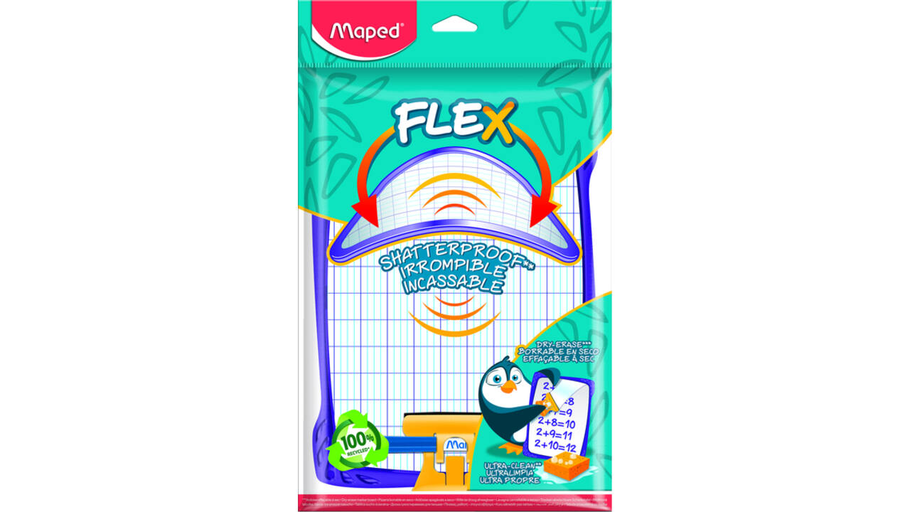 Whiteboard Maped Flex onbreekbaar assorti