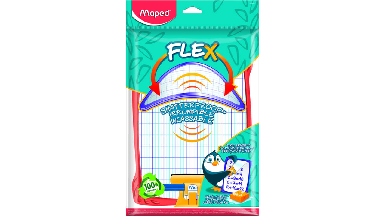 Whiteboard Maped Flex onbreekbaar assorti