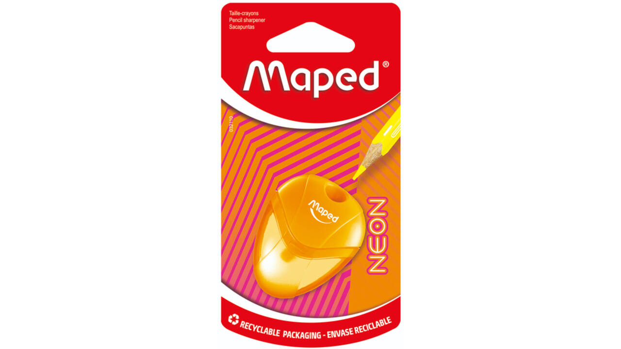 Puntenslijper Maped Neon Igloo 1-gaats assorti
