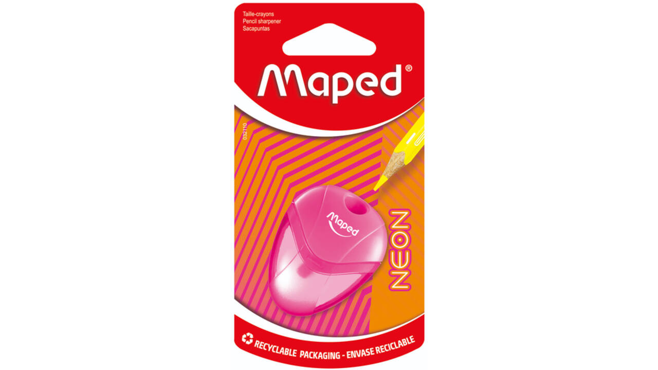 Puntenslijper Maped Neon Igloo 1-gaats assorti