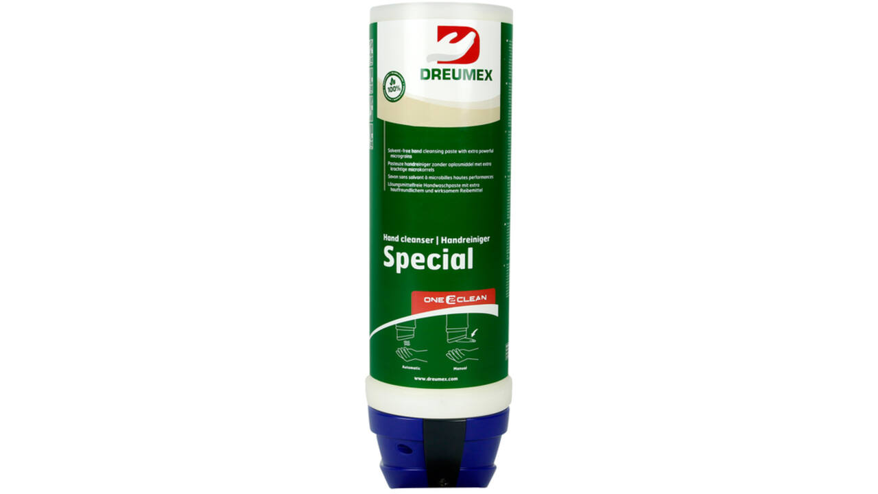 Handreinigerdispenser Dreumex One2clean blauw