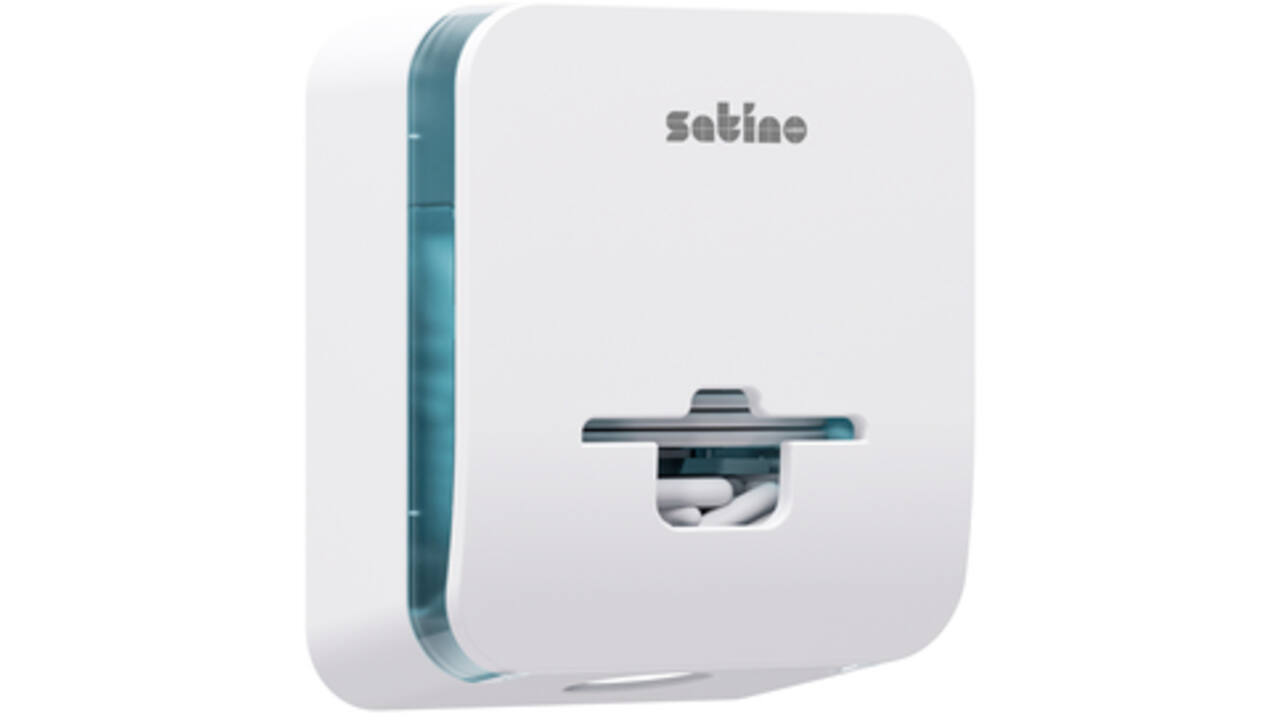 Dameshygiënedispenser Satino FC1 Hyginity FemCare wit 333442