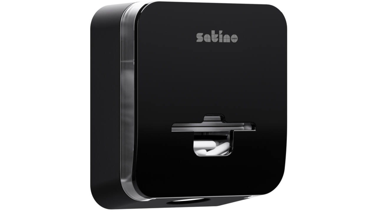 Dameshygiënedispenser Satino FC1 Hyginity FemCare zwart 333443