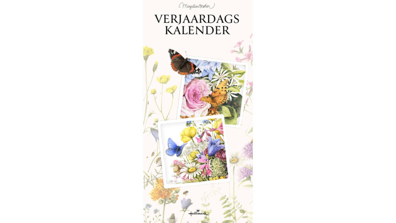 Verjaardagskalender lang Marjolein Bastin 14x34cm