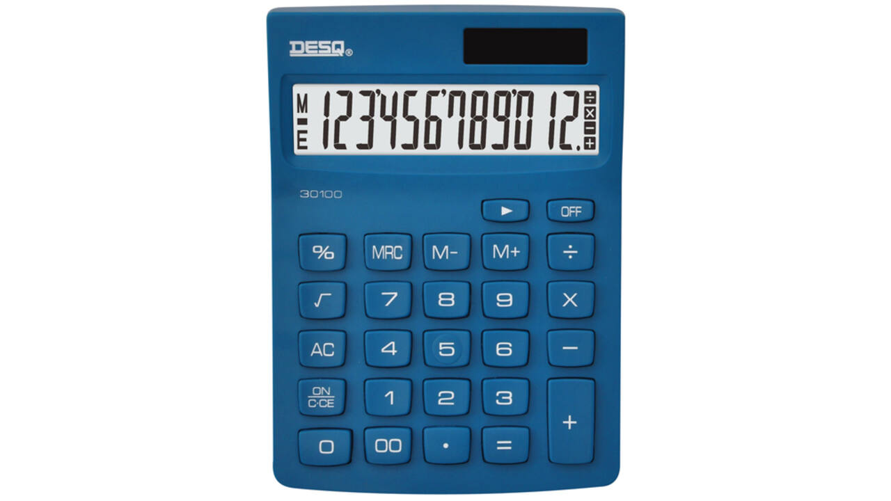 Rekenmachine Desq Compact navy