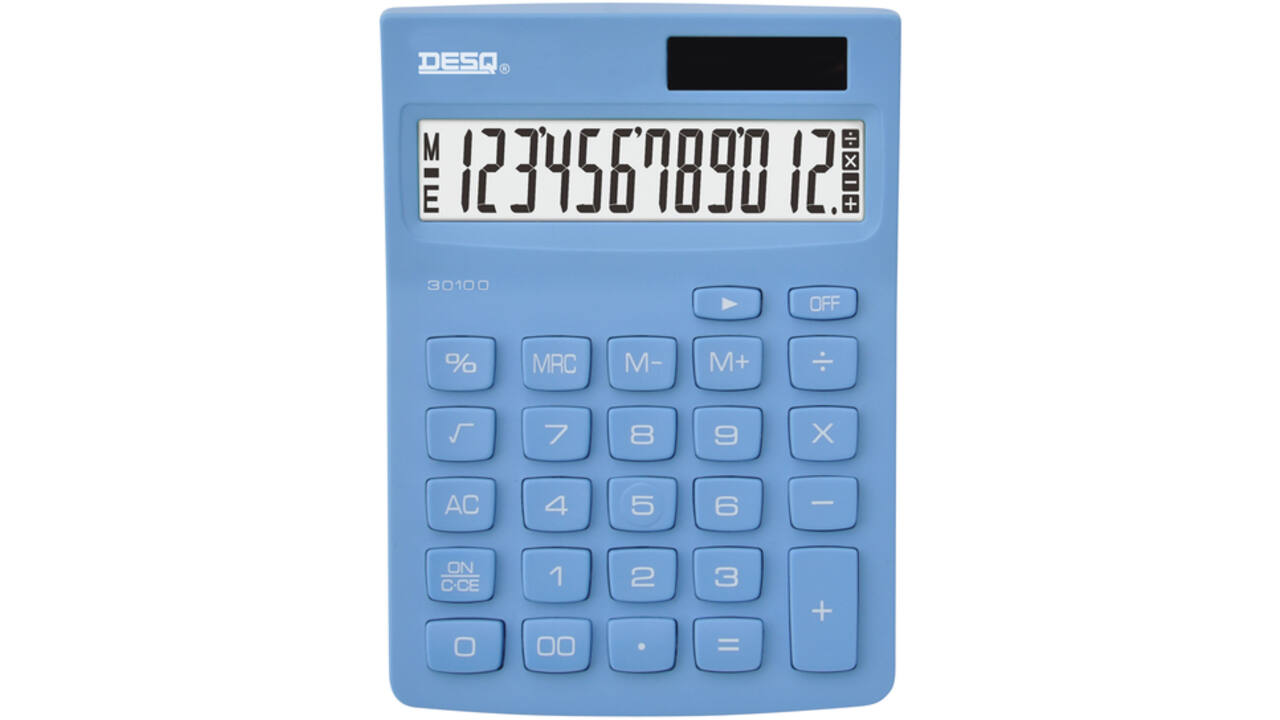 Rekenmachine Desq Compact sky blue